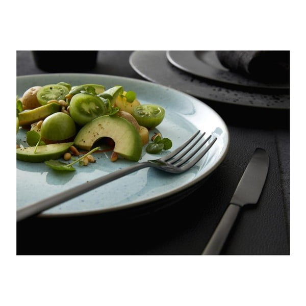 Светлосива глинена чиния ø 27 cm Grey/Light Blue – Bitz-image-1