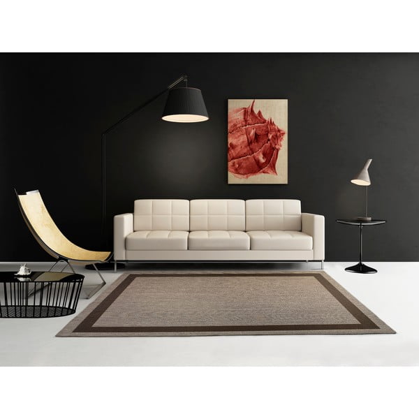 Кафяв и бежов килим на открито Technic, 100 x 150 cm - Universal-image-1