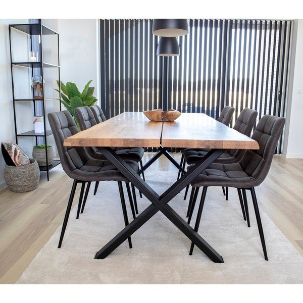 Тъмносиви трапезни столове в комплект 2 бр. Moseby – Bonami Essentials-image-4