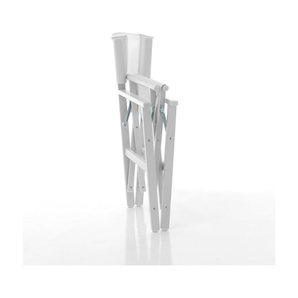 Бял градински сгъваем стол Milos - Tomasucci-image-2