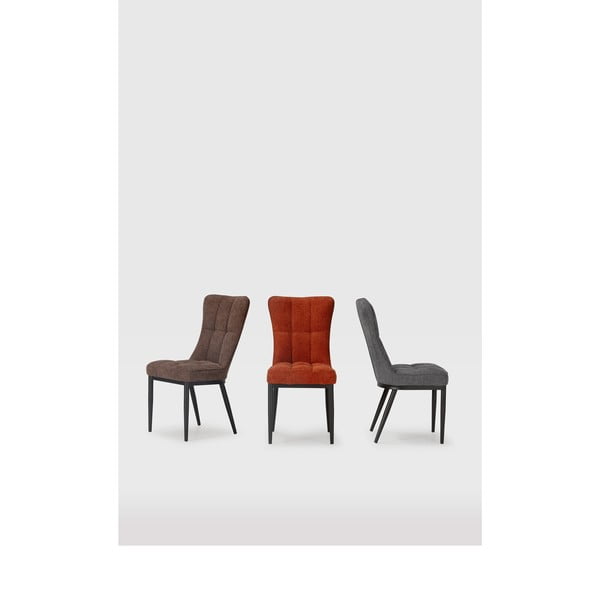 Трапезни столове в комплект от теракотени 2 бр. Damon – Marckeric-image-1