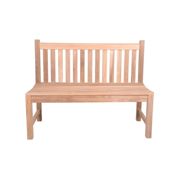 Градинска пейка от масивно дърво в естествен цвят Solo – Garden Pleasure