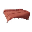 Покривало за легло от флийс в тухлен цвят 150x200 cm Pom Pom – Mijolnir