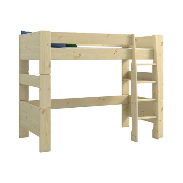 Детско двуетажно легло от борова дървесина За деца, височина 164 см - Steens
