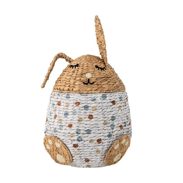 Детска кошница за играчки от воден зюмбюл ø 35x60 cm Villja – Bloomingville Mini