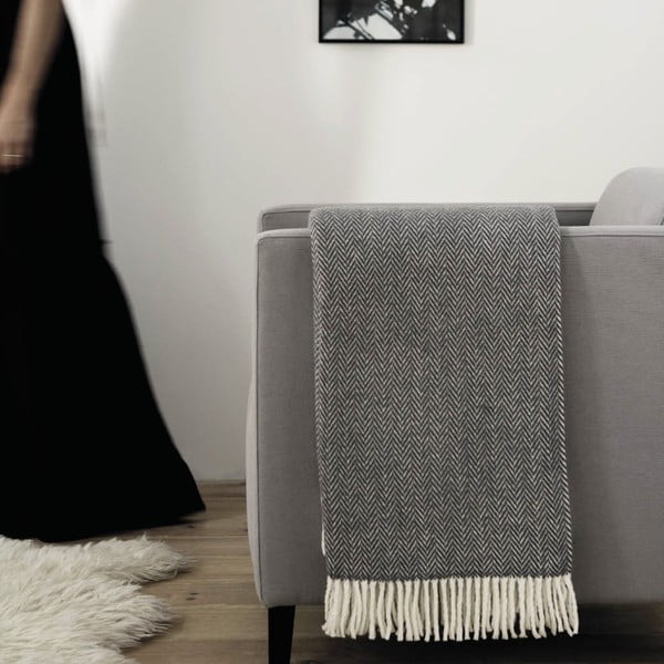 Морскосиньо одеяло със съдържание на памук , 140 x 180 cm Skyline - Euromant-image-1