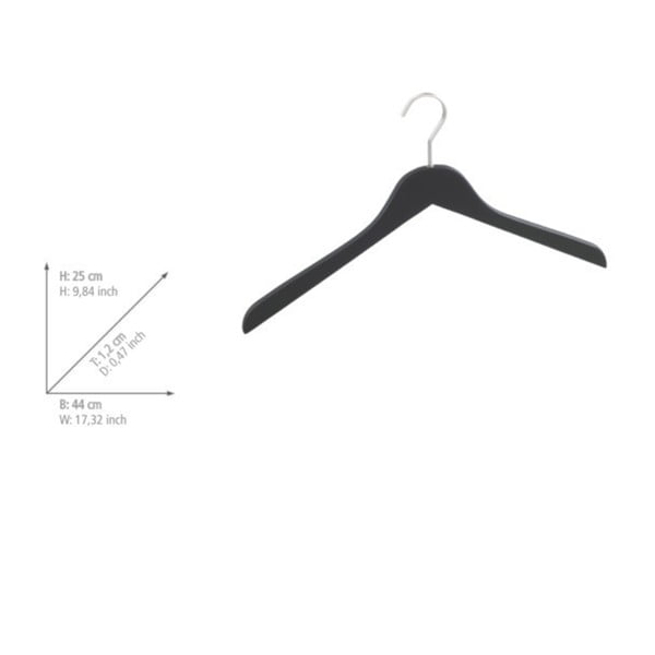 Дървени закачалки в комплект от 5 броя Paris - Wenko-image-2