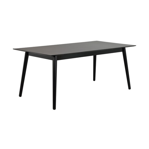 Черна маса за хранене , 180 x 90 cm Lotta - Rowico-image-4