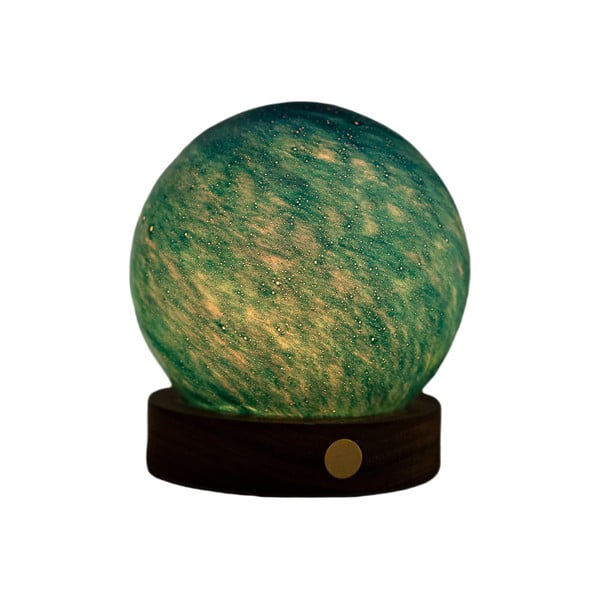 Тъмнокафява/в тъмно естествен цвят светлинна декорация с USB ø 8 cm Stellar Ocean – Gingko-image-3