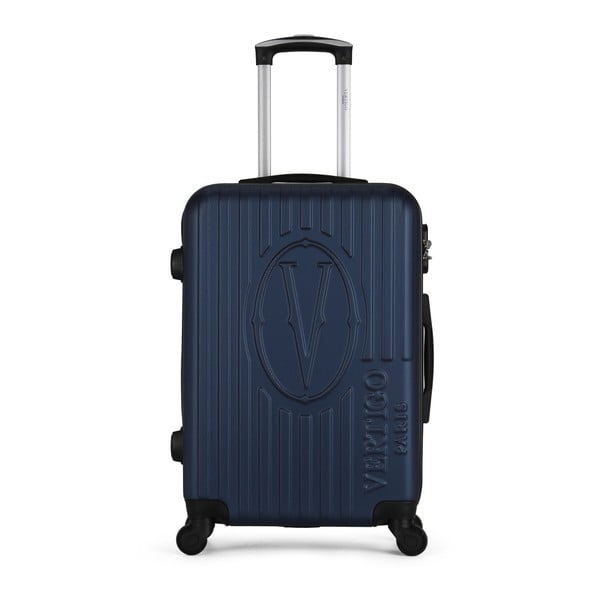 Tmavě modrý cestovní kufr na kolečkách VERTIGO Valise Grand Cadenas Integre Malo, 33 x 52 cm