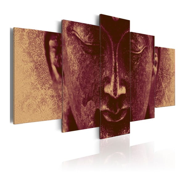 Vícedílný obraz na plátně Bimago Buddha, 100 x 200 cm