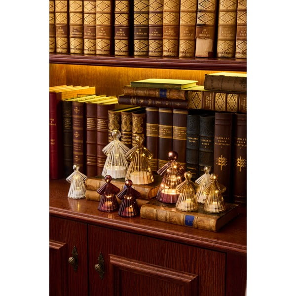 Кафяви светли декорации в комплект от 2 бр. ø 6,5 см Alberte - Sirius-image-1