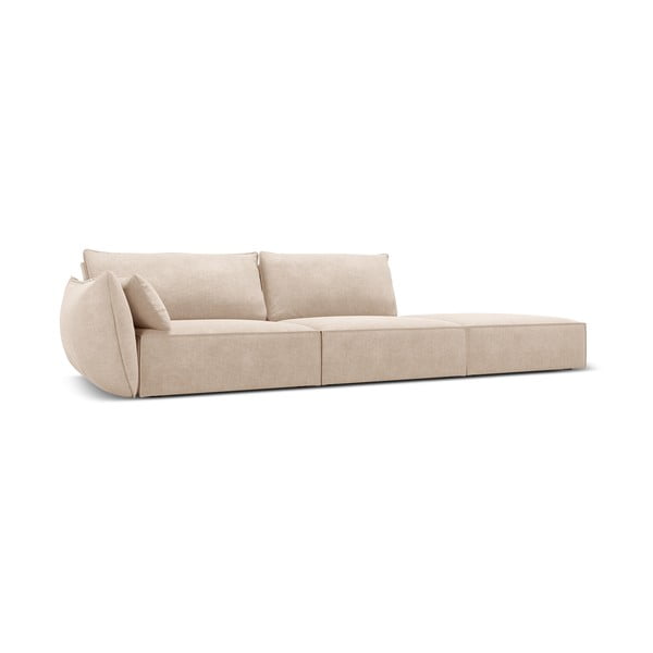 Бежов шезлонг (ляв ъгъл) Vanda – Mazzini Sofas-image-2