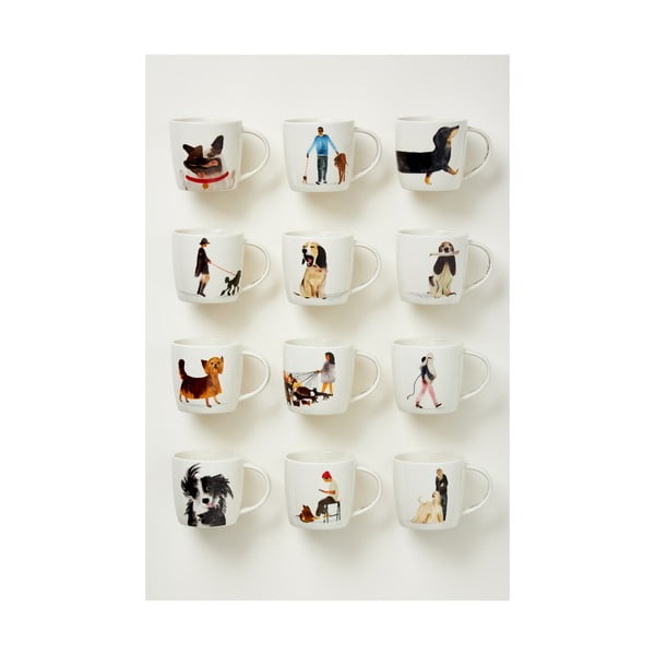 Бяла порцеланова чаша 400 ml Computer Cat - Maxwell & Williams-image-1