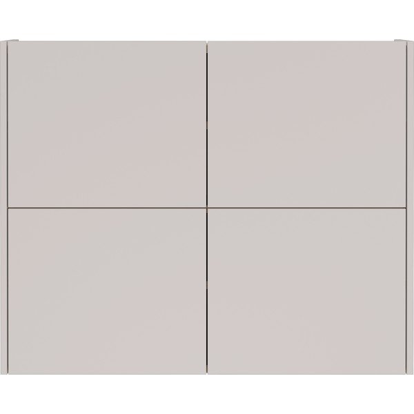 Кремаво матово висящо шкафче 97x79x27 cm Binetto – Germania-image-3