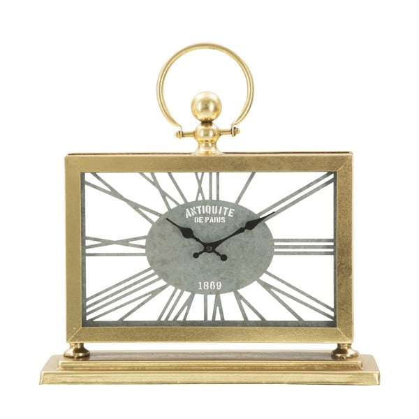 Железен настолен часовник в златно Tavolo - Mauro Ferretti