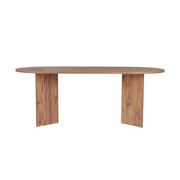 Трапезна маса с боров декор 90x200 cm Sabella – Kalune Design