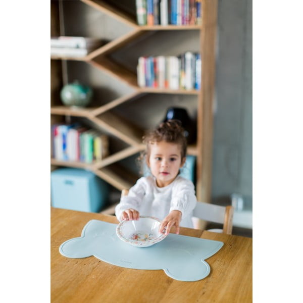 Светлосиня силиконова подложка Мече, 48 x 25 cm - Kindsgut-image-3