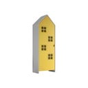 Жълто-бял детски гардероб от борова дървесина 37x172 cm Casami Bruges - Vipack
