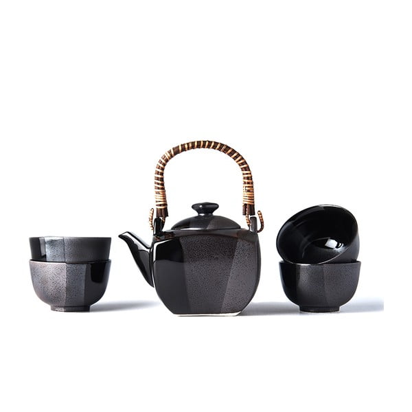Комплект за черен чай Gunmetal - MIJ