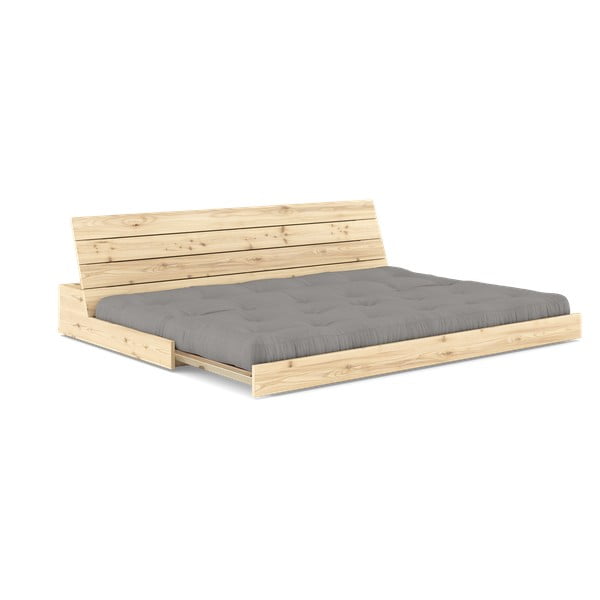 Сив разтегателен диван 196 cm Base – Karup Design-image-4