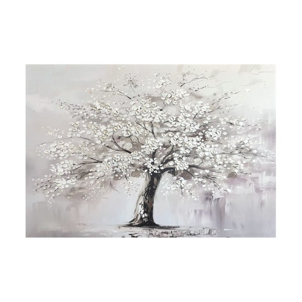 Картина с ръчно изрисувани елементи 70x100 cm White Tree – Styler