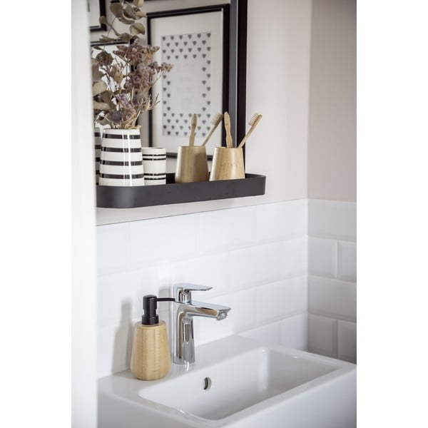 Бамбукова чаша за четка за зъби в естествен цвят Maru - Wenko-image-2