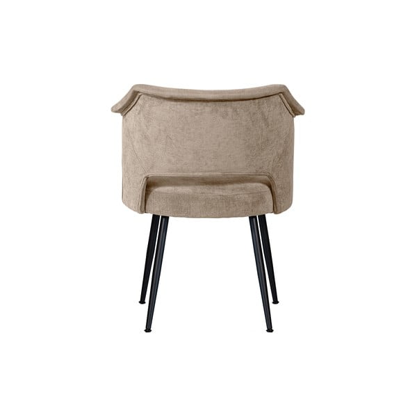 Бежови кадифени трапезни столове в комплект от 2 Sits - Basiclabel-image-4