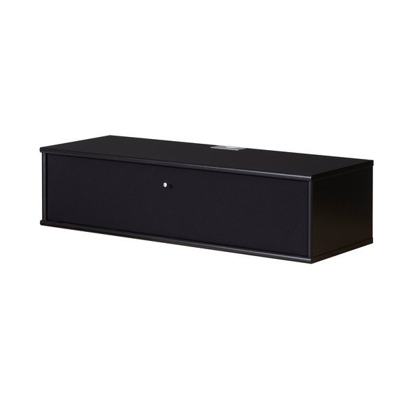 Черна маса за телевизор от декор от ясен 89x22 cm Mistral – Hammel Furniture-image-2