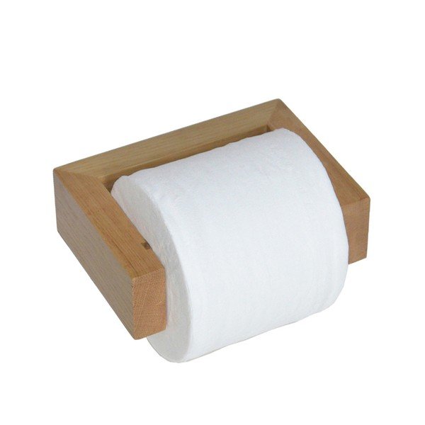 Стенна поставка за тоалетна хартия от дъб Mezza Slimline - Wireworks-image-1