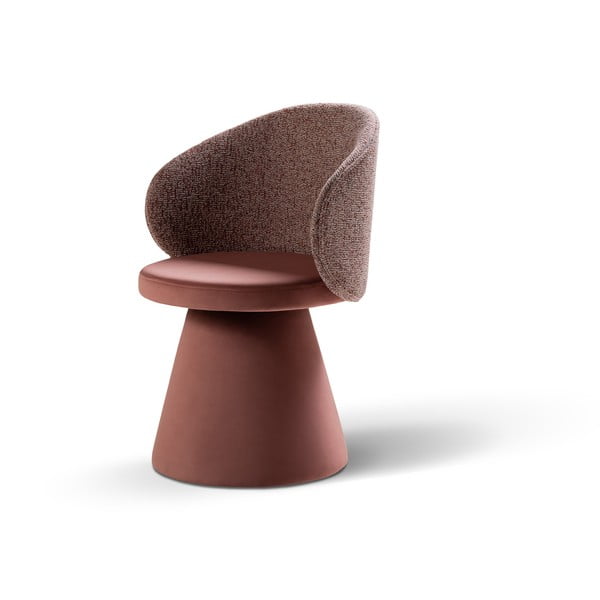 Розово кадифено кресло Inez – Micadoni -image-2