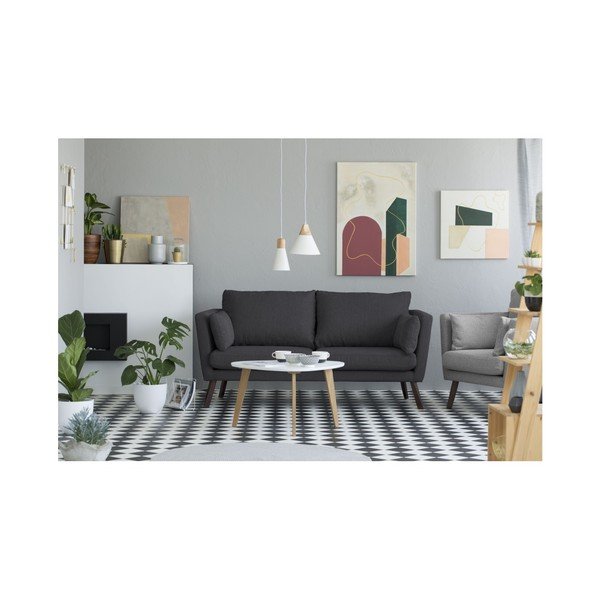 Tmavě šedá 3místná pohovka Mazzini Sofas Elena-image-3