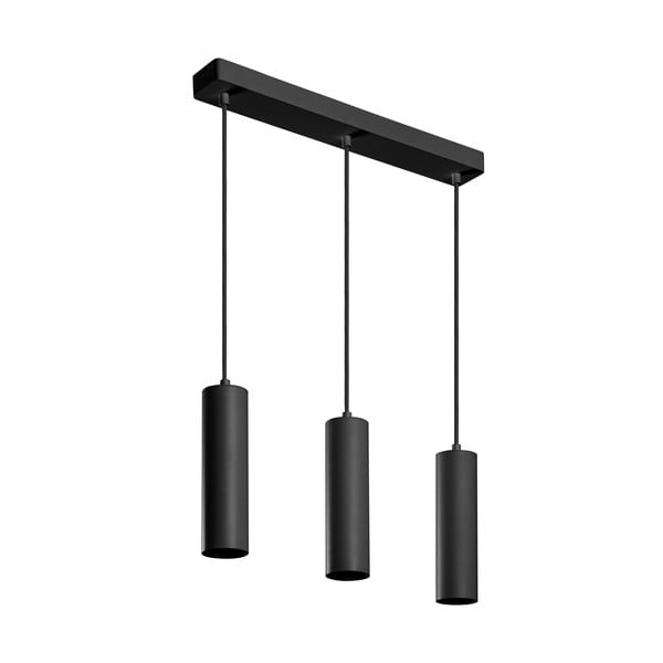 Черно висящо осветително тяло с метален абажур Tresos II – GTV