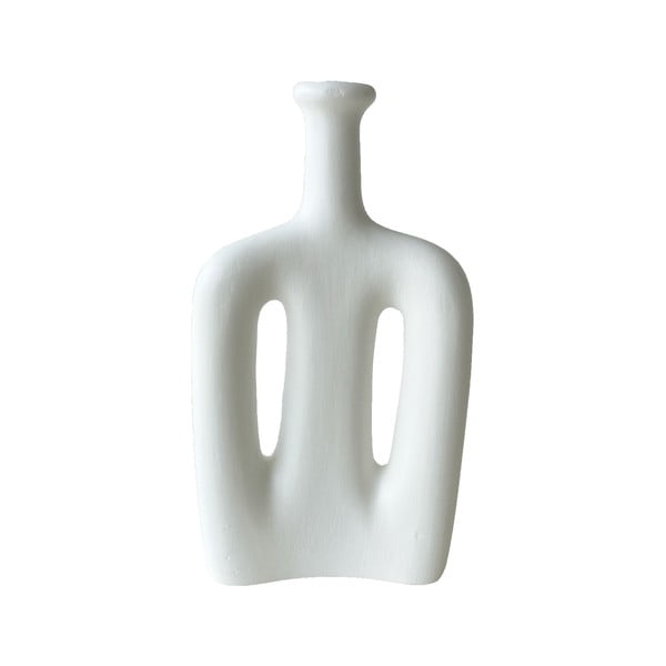Бяла керамична ваза Lotus - Rulina