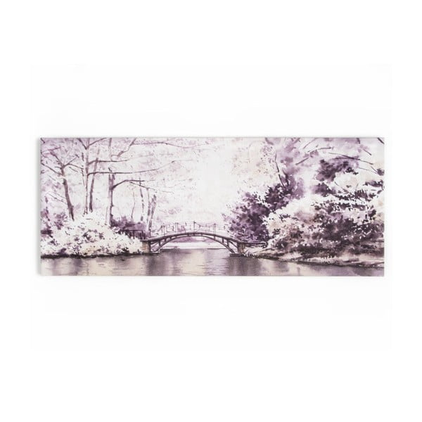 Obraz Graham & Brown Forest Bridge, 100 x 40 cm