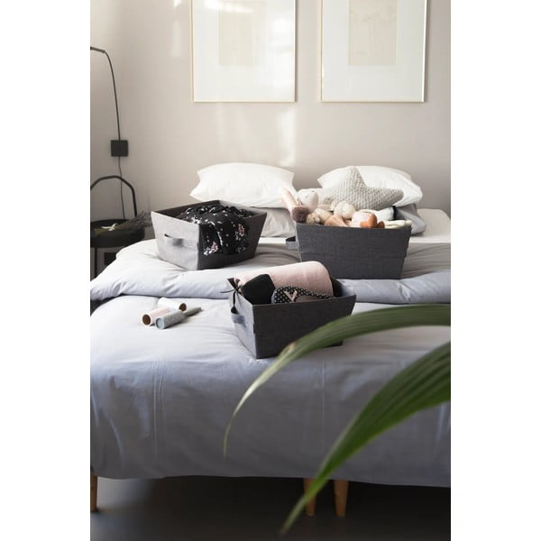 Текстилна кошница за съхранение 26x35x19 cm Soft Storage – Bigso Box of Sweden-image-1