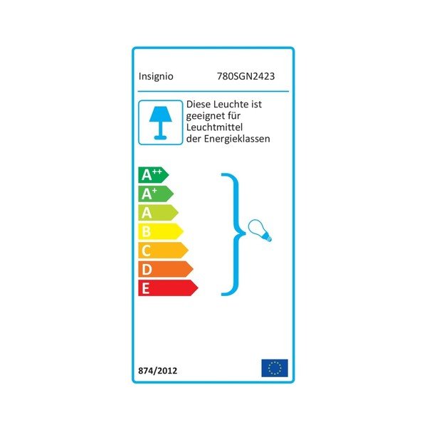 Сива подова лампа Aida - Insignio-image-1
