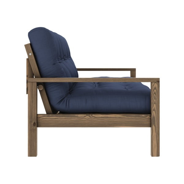 Тъмносин разтегателен диван 205 cm Knob - Karup Design-image-4