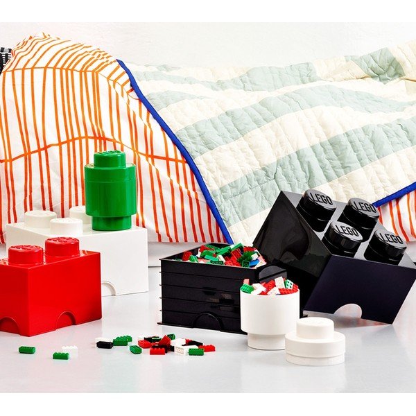 Бяла квадратна кутия за съхранение - LEGO®-image-2