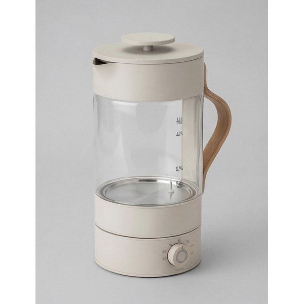 Бежова стъклена електрическа кана 1,2 l Emma – Stelton-image-3