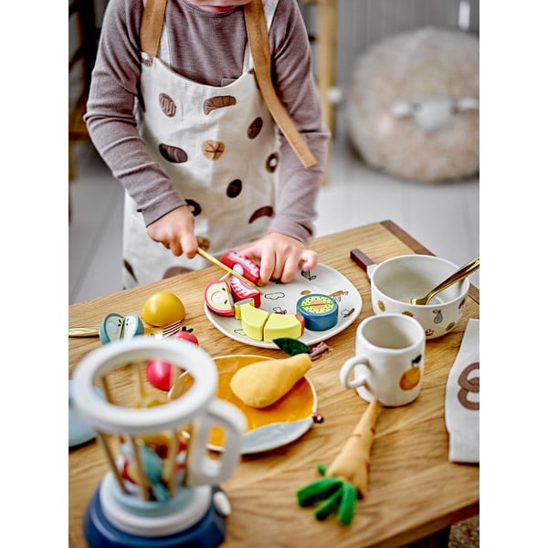 Глинена чаша в бяло и оранжево 230 ml Agnes – Bloomingville Mini-image-4