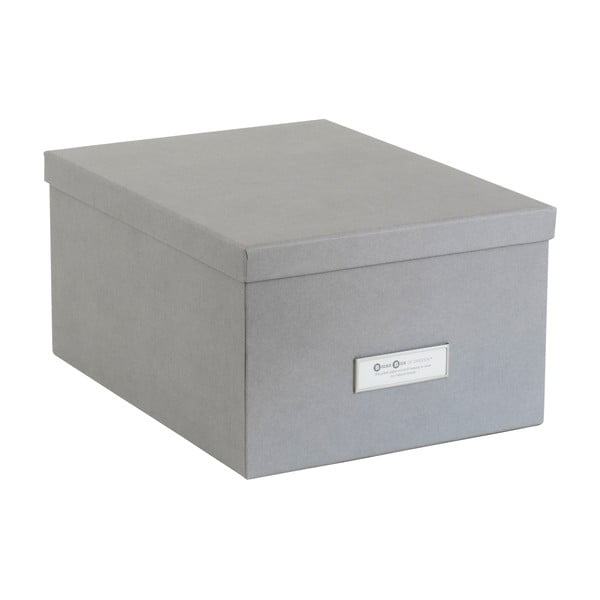 Комплект от 3 сиви кутии за съхранение Inge - Bigso Box of Sweden-image-3