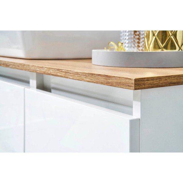 Плоча за умивалник с декорация от дъб 113x50 cm Set 360 - Pelipal-image-2