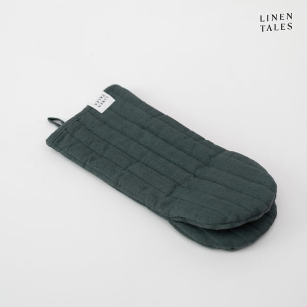 Ленена ръкавица за фурна Forest Green – Linen Tales