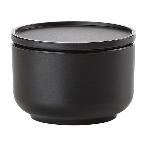 Черна купа за сервиране с капак Peili, 250 ml - Zone