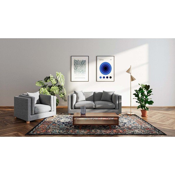Сив диван 195 cm Pomo - Ame Yens-image-1