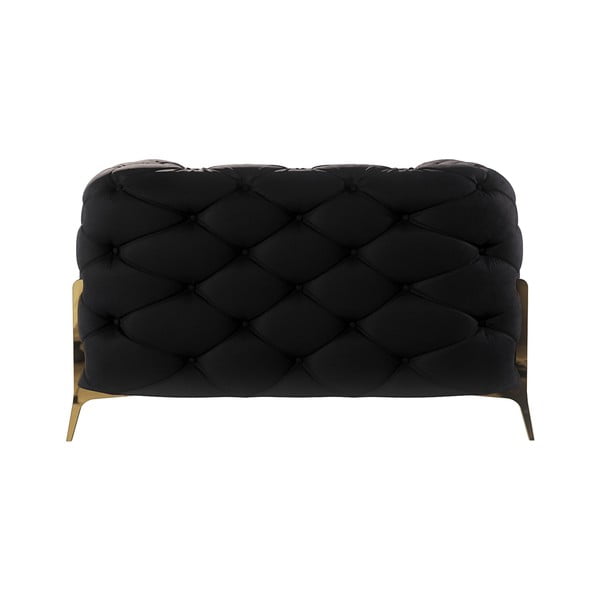 Черно кадифено кресло Chelsea Bis – Ropez-image-3