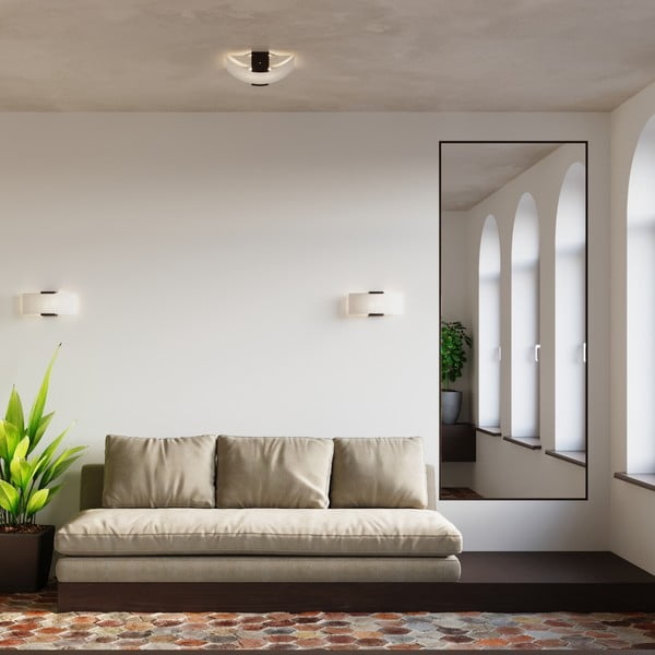 Бяла стенна лампа Eva – Sollux-image-4