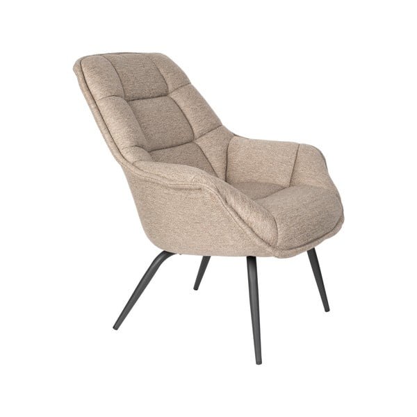 Бежово кресло Comfortable – White Label