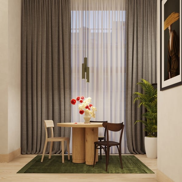 Зелено висящо осветително тяло ø 19,5 cm Castro – Sollux-image-4